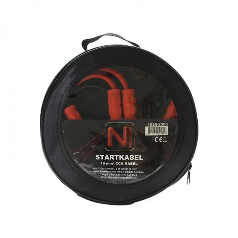 Necore Startkablar 120A 2.5 m 16 mm2 bild