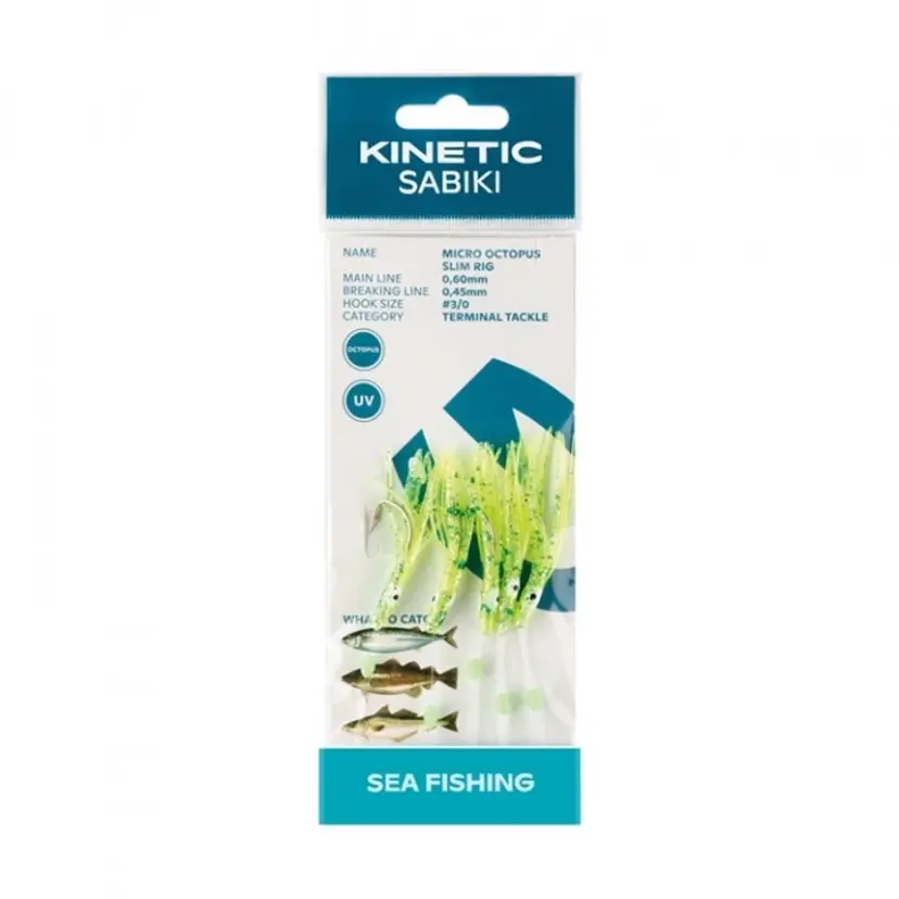 Sabiki Liten Bläckfisk Makrill/Torsk Rosa/Glitter bild