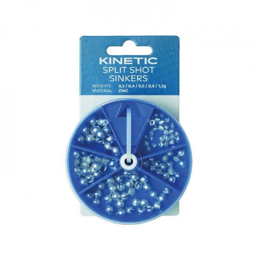 Split Shot Sänken Zink Sortimentlåda bild