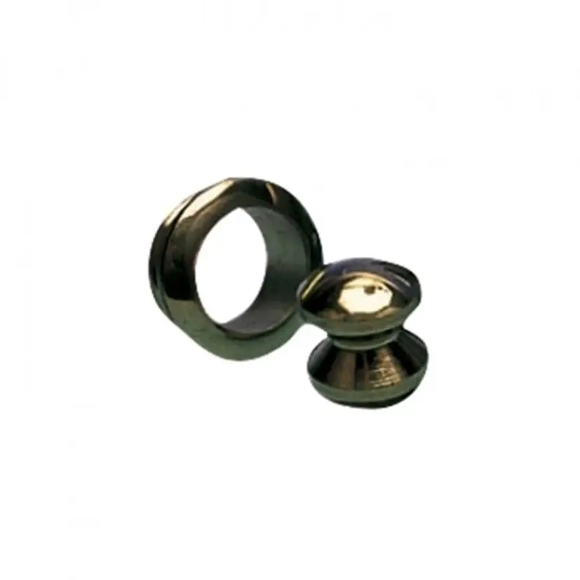 Trycklås Rosett Polerad Mässing bild