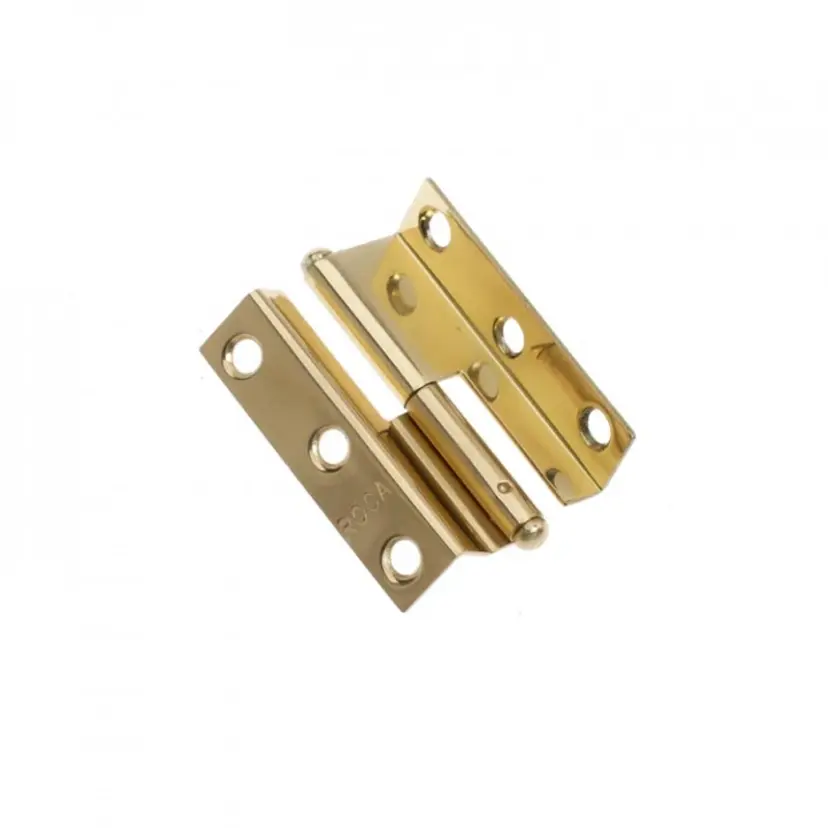 Dörrgångjärn 35x55 mm Vänster Polerad Mässing bild