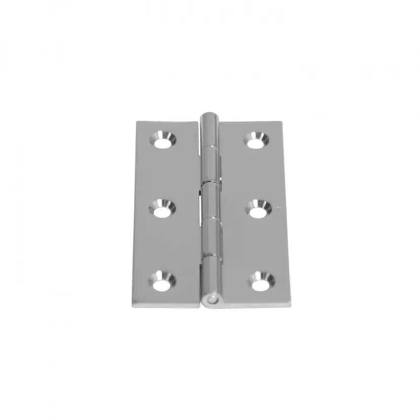 Kantgångjärn Förkromad Mässing 63.5 mm bild