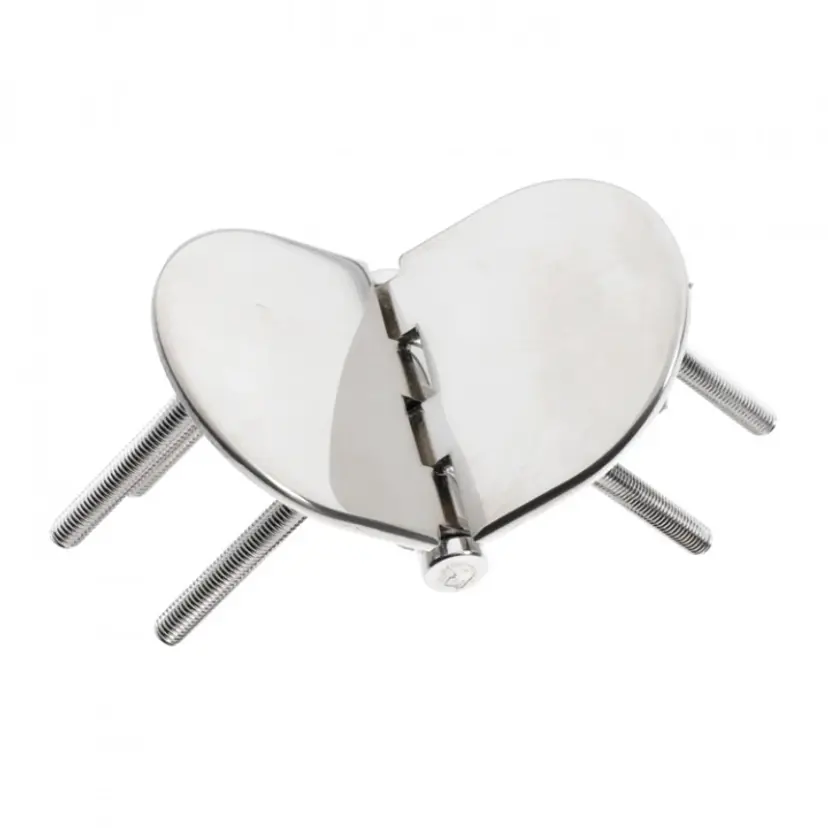 Gångjärn Rostfritt Fast Skruv 110x60 mm bild