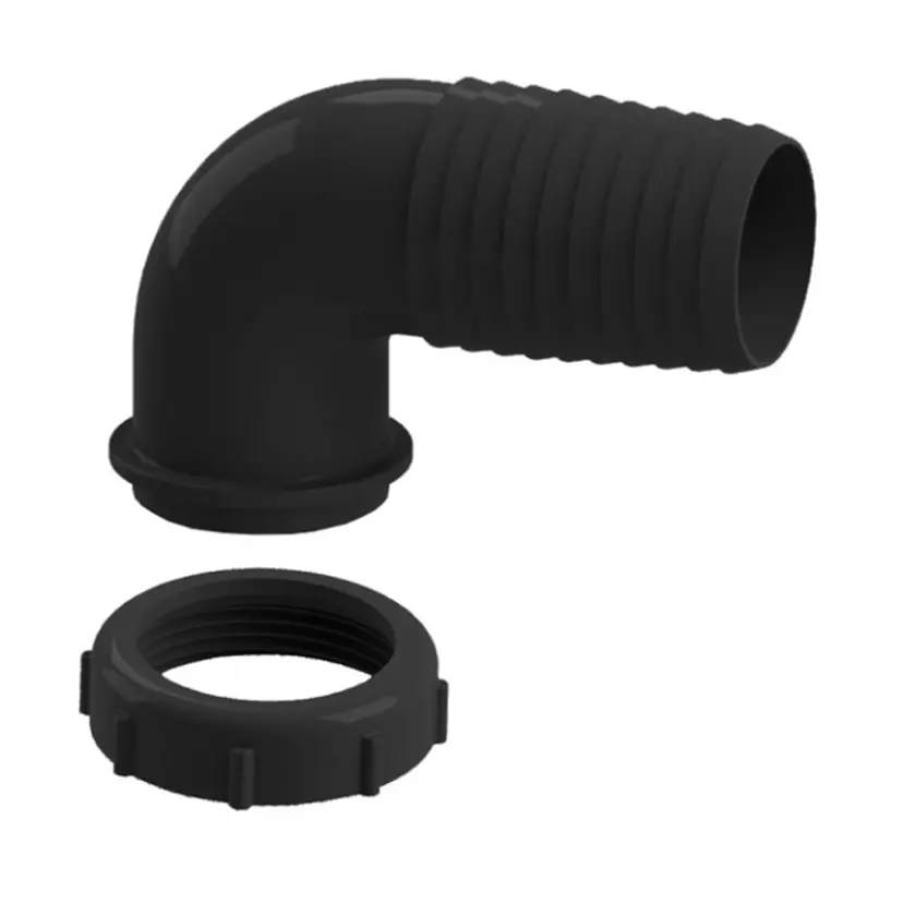 Slangkoppling Med Ring 90° 1 1/2" 12 mm bild