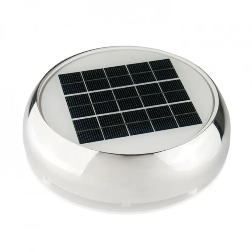 Solcellsventilator Rostfri 3" Day & Night bild