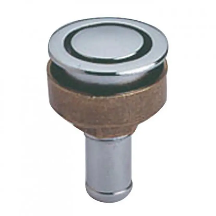 Tankventil Planmontering Kromad Mässing 16mm bild