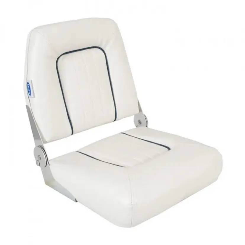 Båtstol S40 Standard Vit/Blå Bredd 40 cm bild
