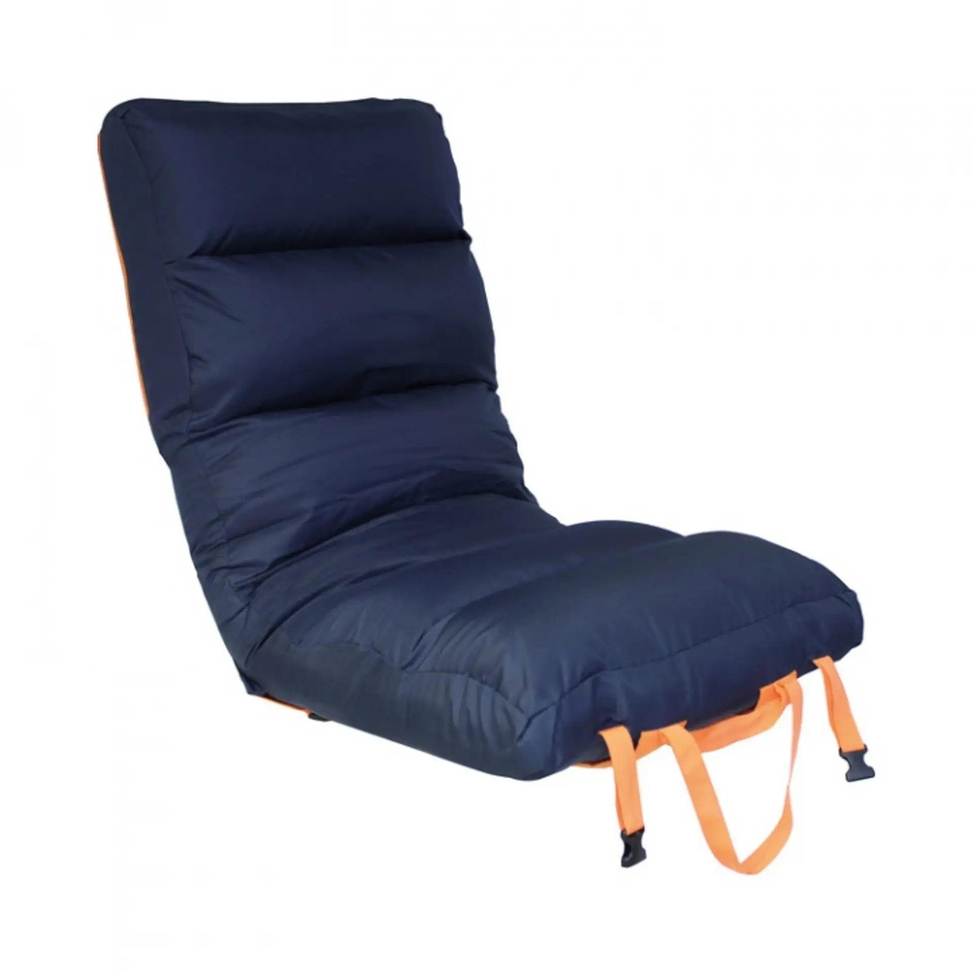 Comfy Big Fällbar Sits Mörkblå/OrangeProduktbild