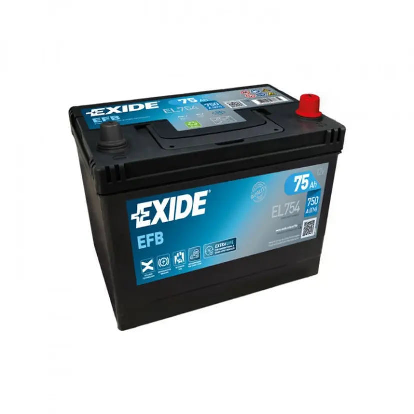 EL754 Dual EFB Startbatteri 75 Amp bild