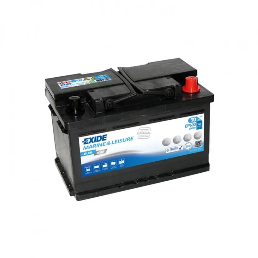 Dual AGM Batteri 760cca 70Ah bild