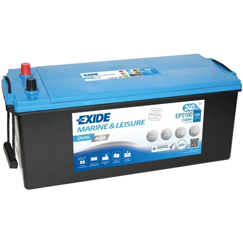 Exide Batteri Dual AGM 1200cca - 240Ah bild