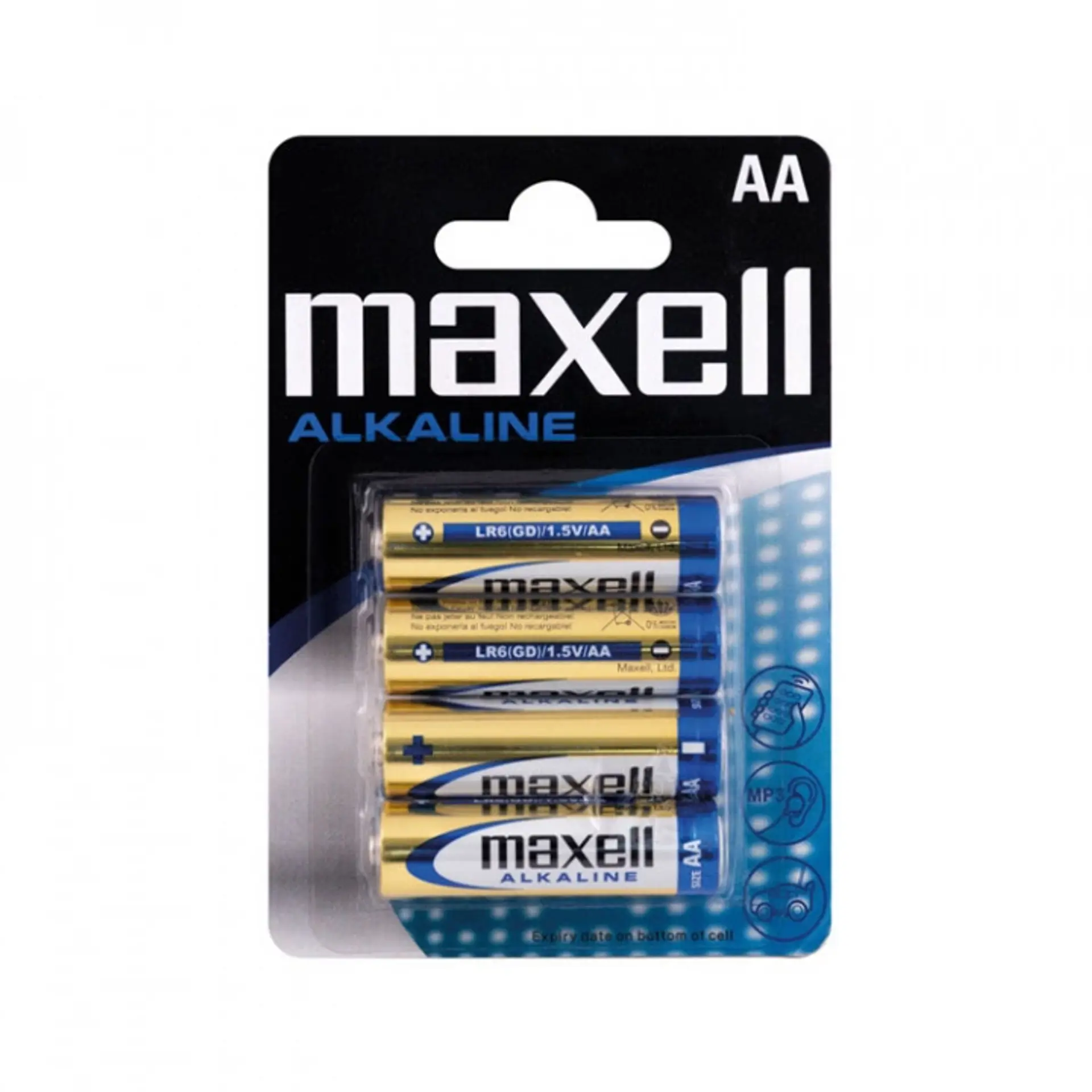Alkaline AA/LR6-Batteri 4-packProduktbild