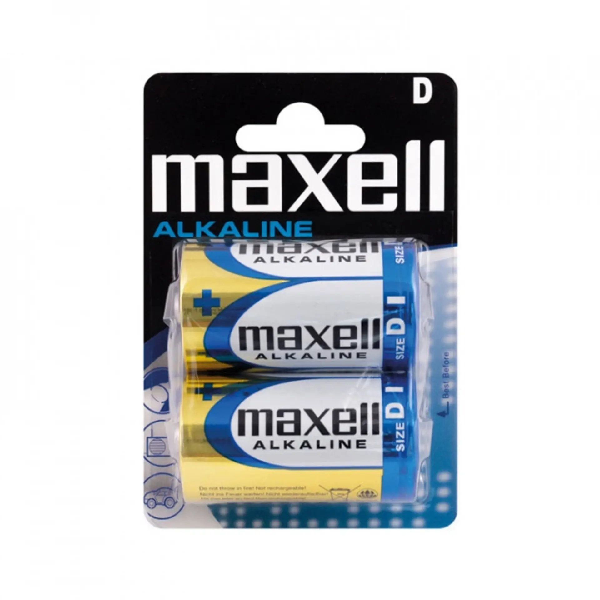 Alkalline D/LR20-Batteri 2-packProduktbild