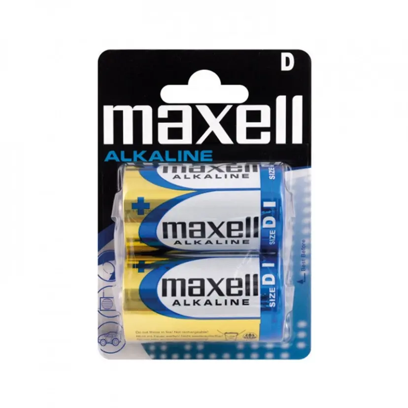 Alkalline D/LR20-Batteri 2-pack bild