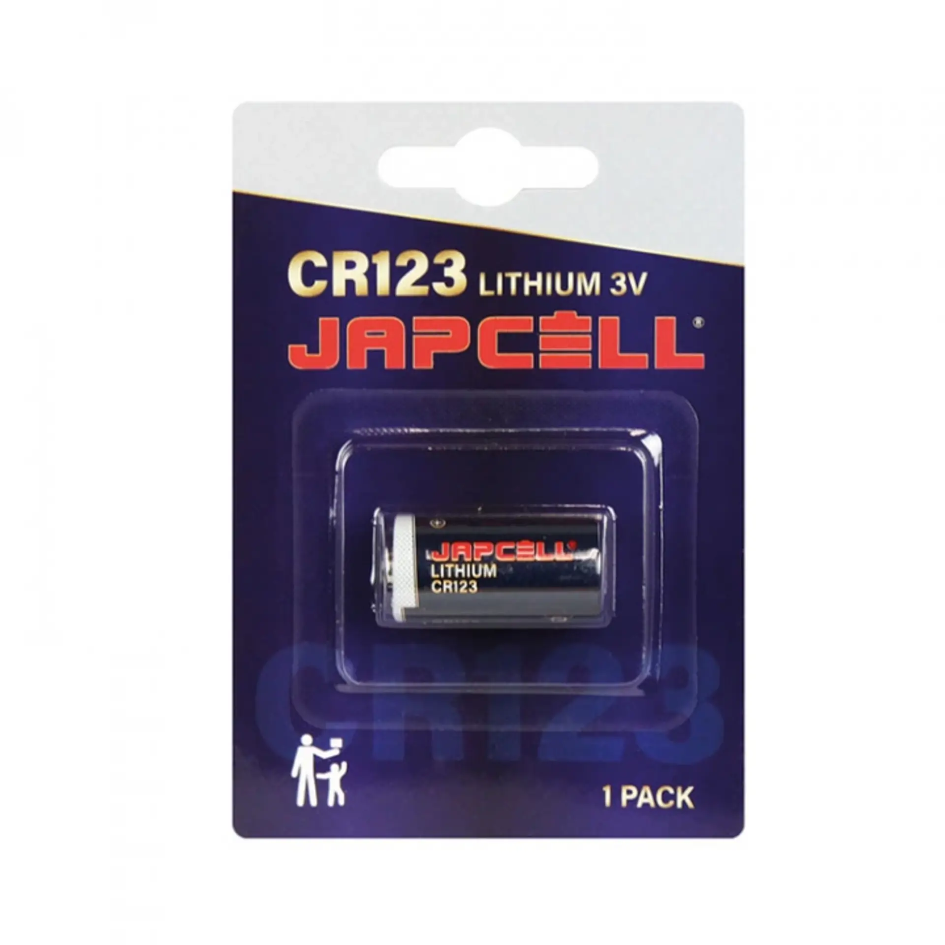 CR123 3V Litium Batteri Produktbild
