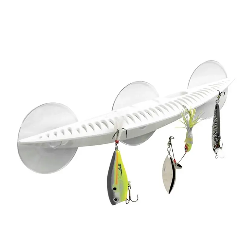 Hook And Lure Rack Vit bild
