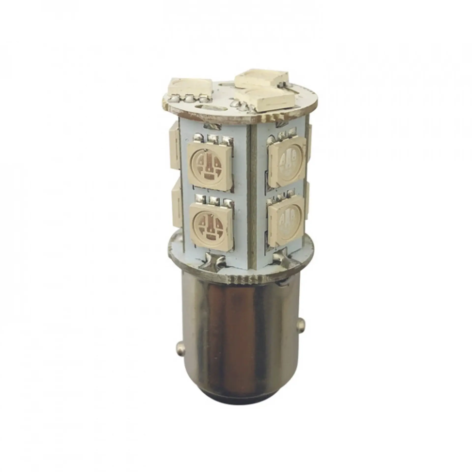 LED-Lanternlampa BAY15D 10-36Vdc Grön Ø19x43 mm 2-packProduktbild