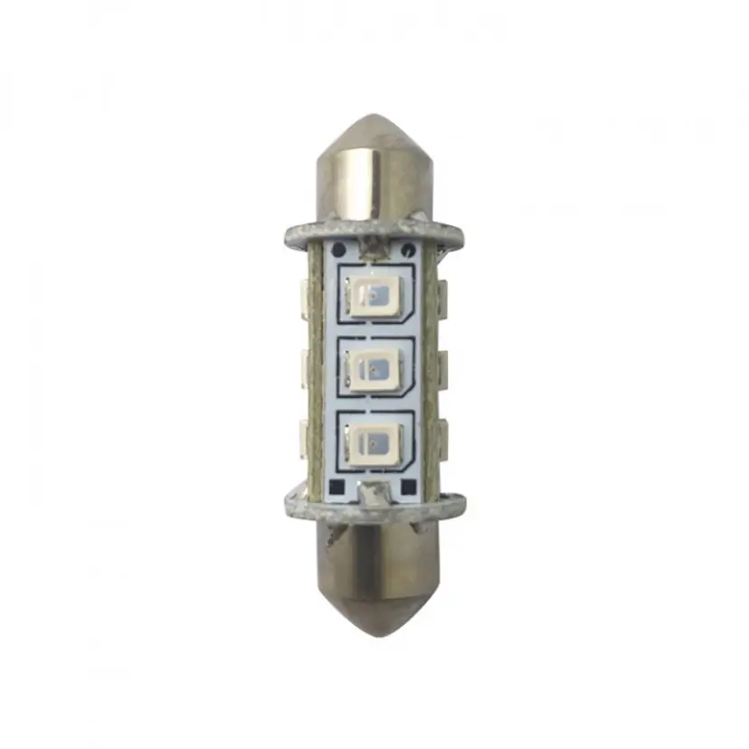 LED Lantern Pinol/Spollampa 10-36Vdc Röd 37 mm 2-pack bild