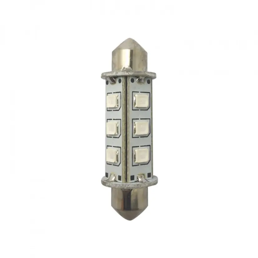 LED-Lantern Pinol/Spollampa 10-36Vdc Grön 42 mm 2-pack bild