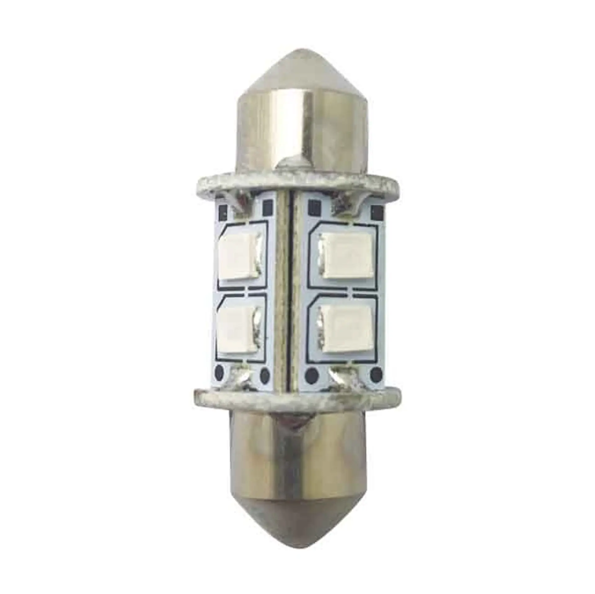 LED Spollampa 31mm 10-36Vdc Grön (2-pack)Produktbild