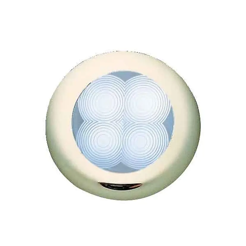 Ledlampa mässing 12 V-vitt Ljus bild