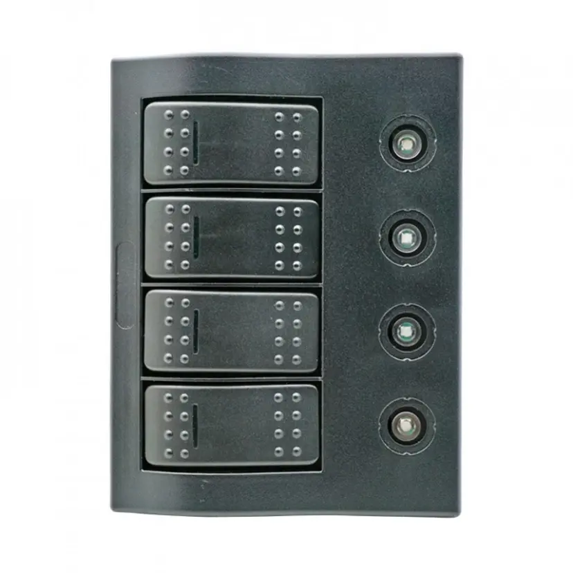 Elektrisk Panel Med Automatsäkringar, LED, 3 Strömbrytare bild