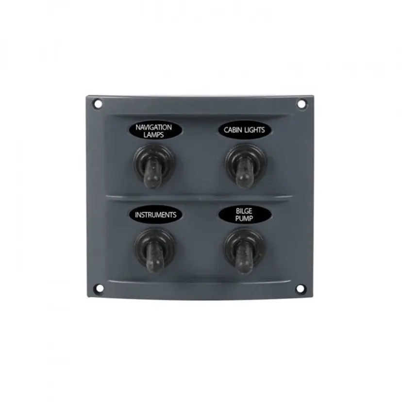 Elpanel Med 4 Kontakter 15A bild