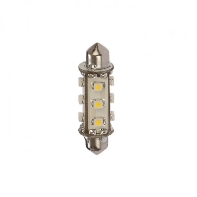 LED-Navigationslampa 42 mm Vit Ø 13x42 mm 10-35vdc 10W bild
