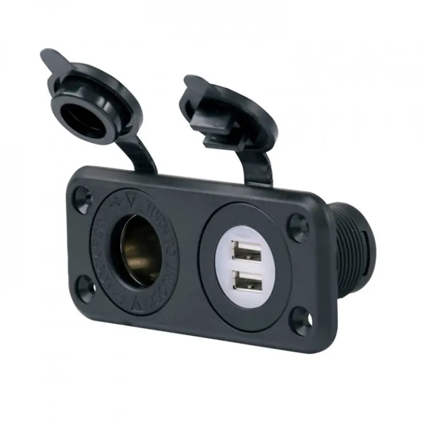 12V Uttag / 2x USB Uttag SeaLink bild