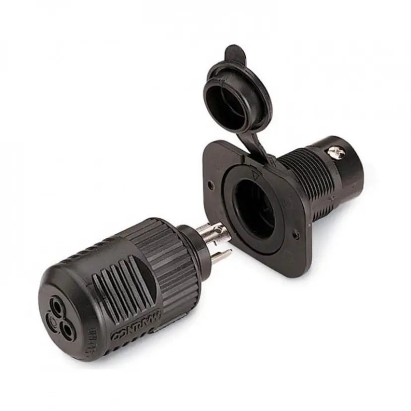 Uttag/kontakt 3x 1-8mm Kabel bild