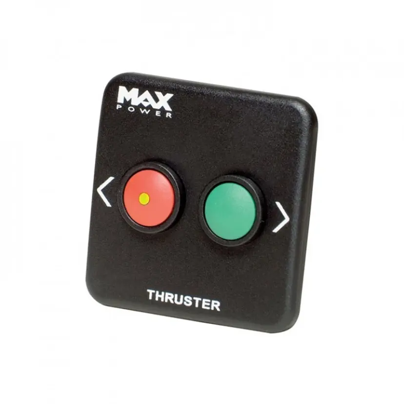 Tryckknappspanel 12/24V Svart bild