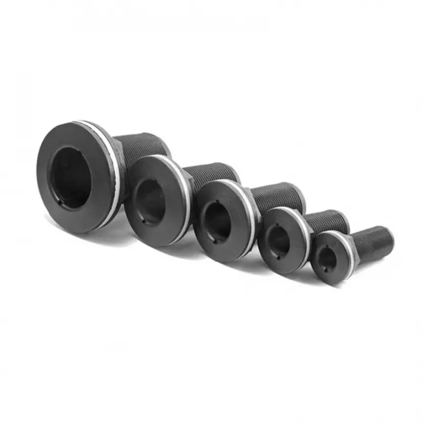 Bordsgenomföring Plast 1 1/4'' Gänga Svart bild