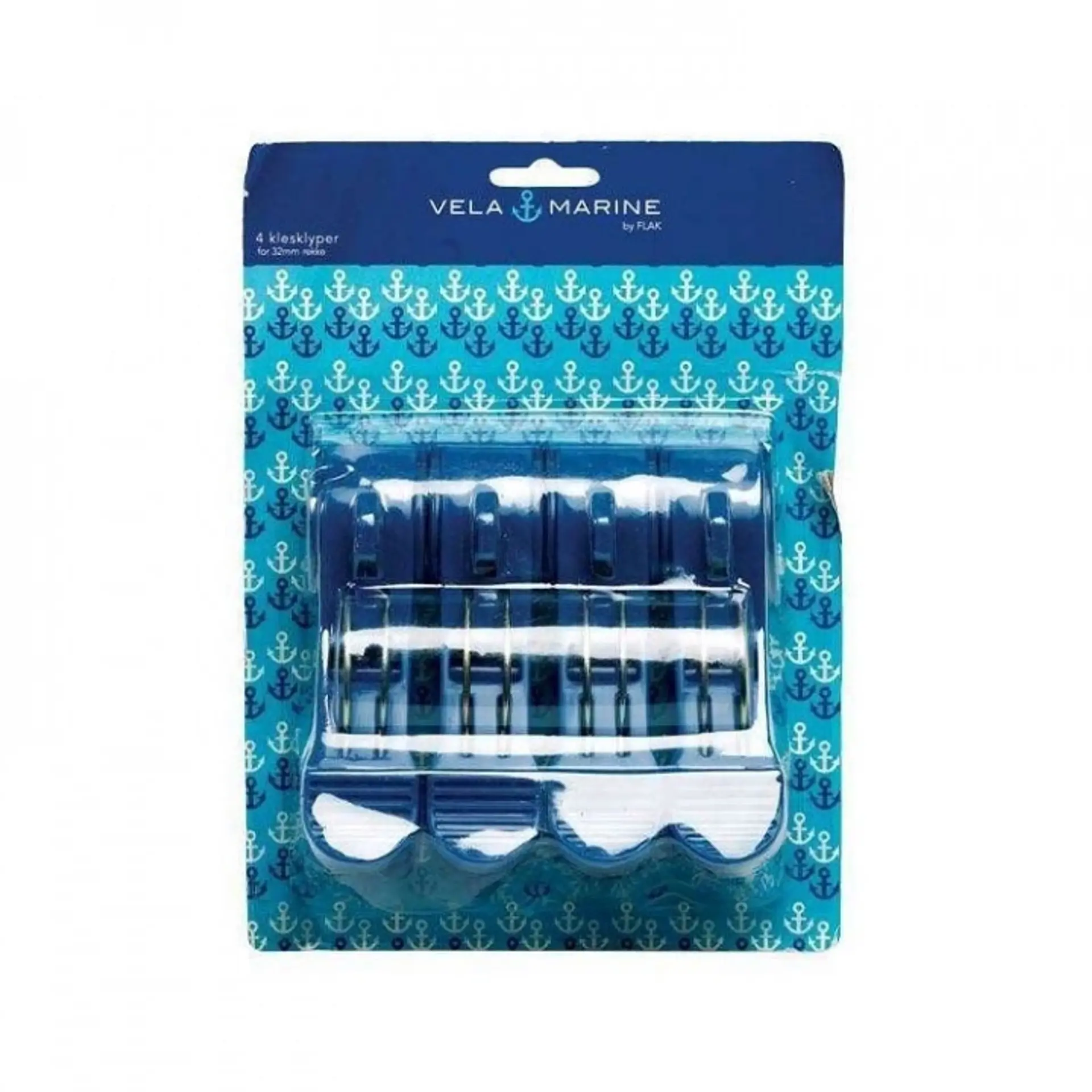 Klämma Navy 32 mm 4-packProduktbild