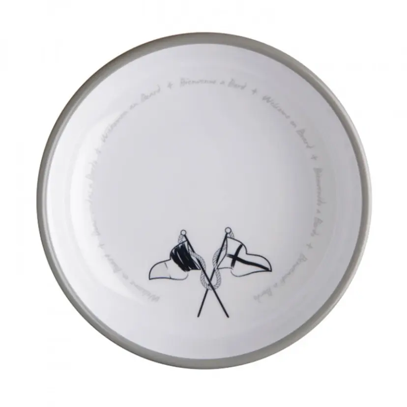MB Welcome On Board Djup Tallrik Ø18 cm 260g 6-pack bild