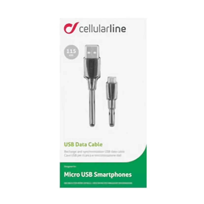 Ladd & Datakabel Micro USB Svart 1.15 m bild