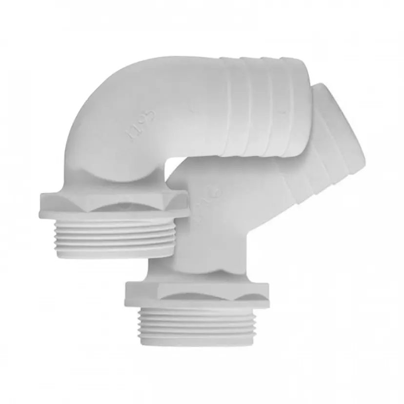 Slangnippel 3-vägskran 38mm bild