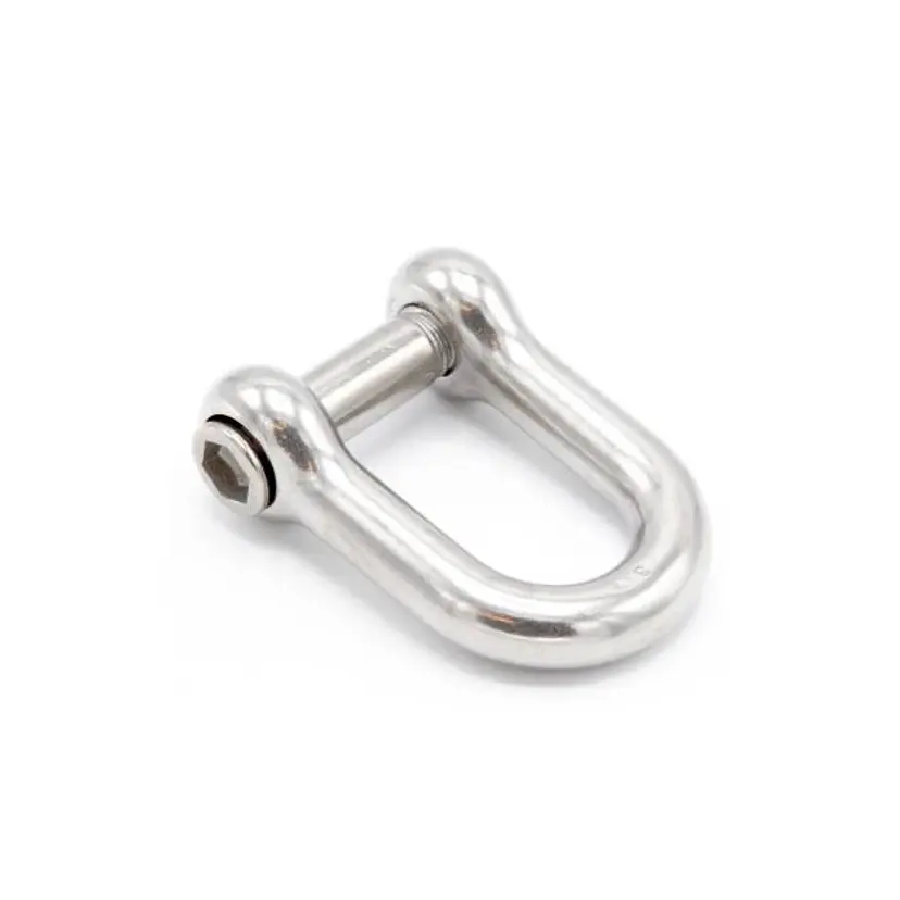 D Shackle Flush Pin 14mm SS bild