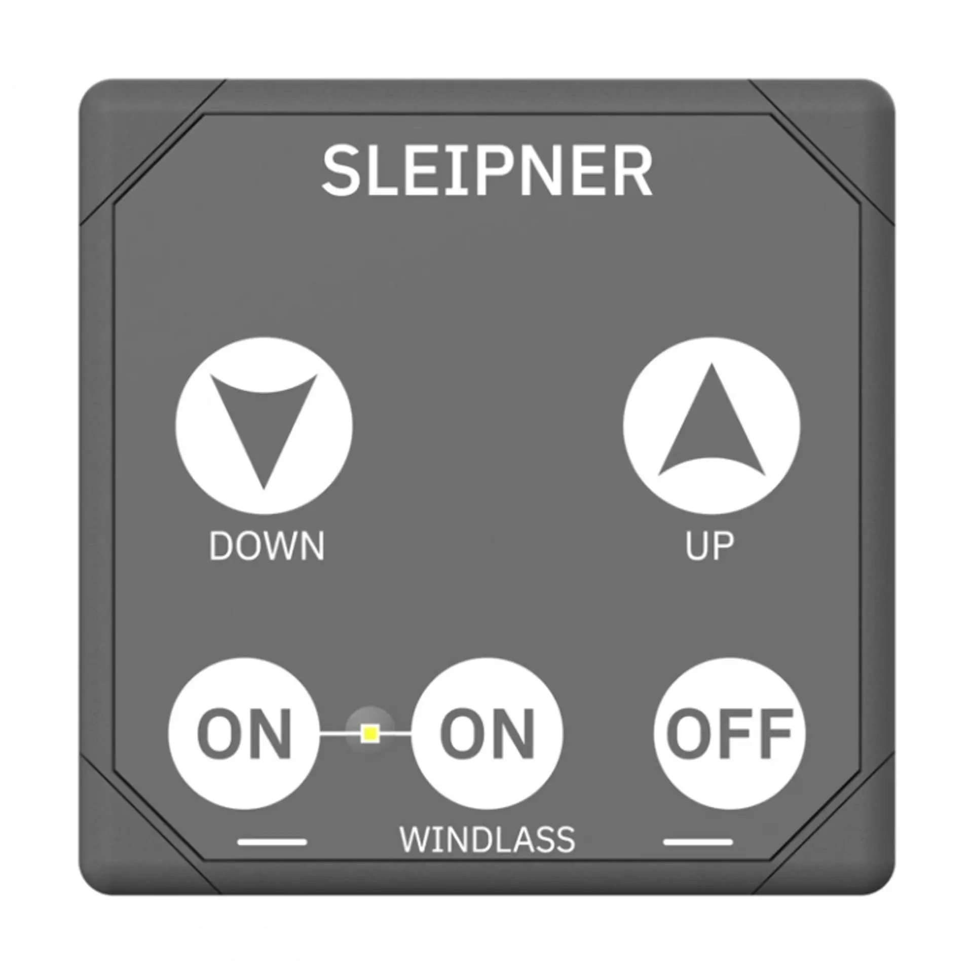 Kontrollpanel För Ankarspel 70x70mm Grå (12/24V)Produktbild