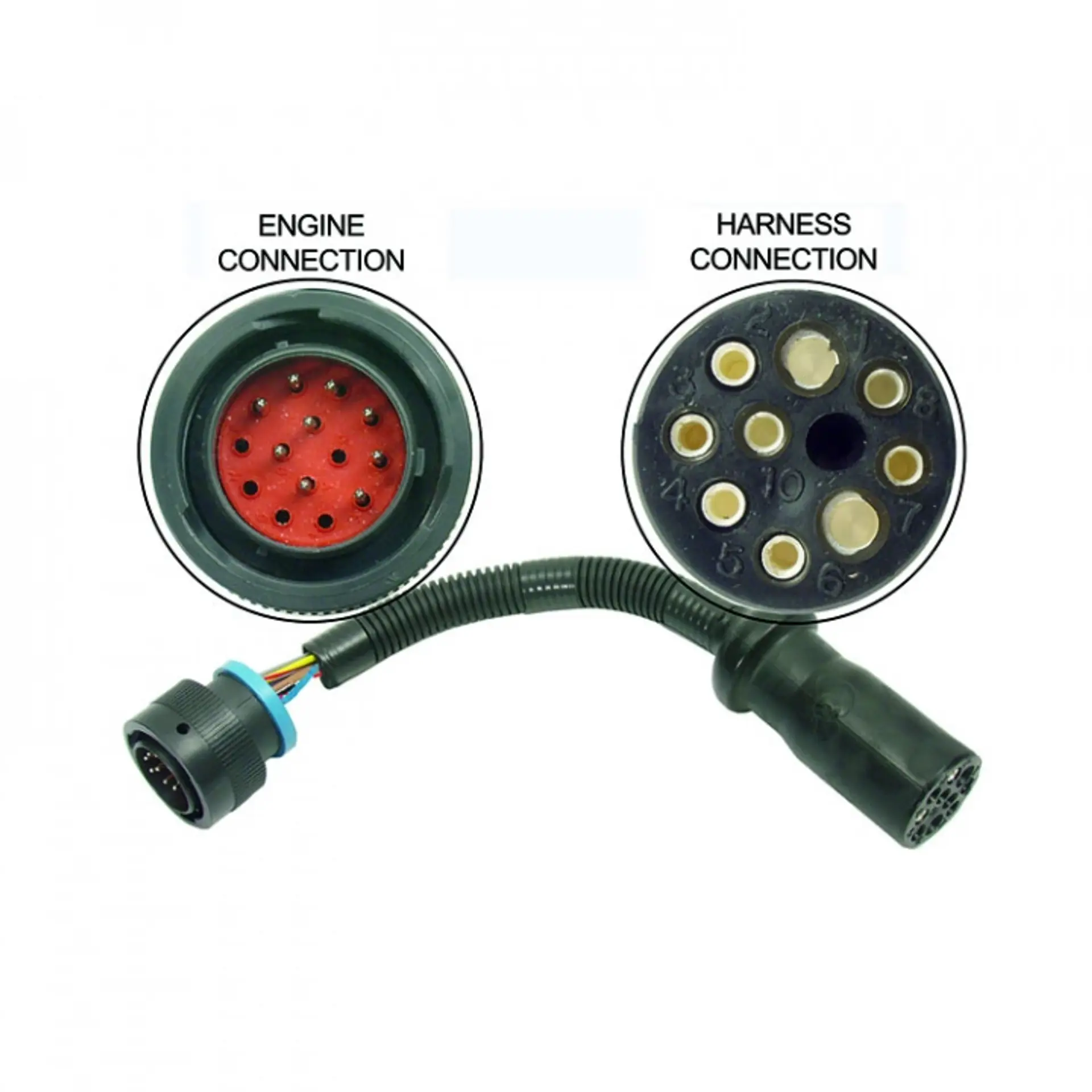 Adapter 14-Pin Hane Till 10-Pin Hona (866337T01)Produktbild