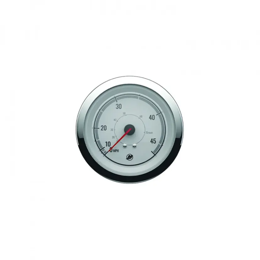 Hastighetsmätare 0-45 Vit/Krom (8M6020075) bild