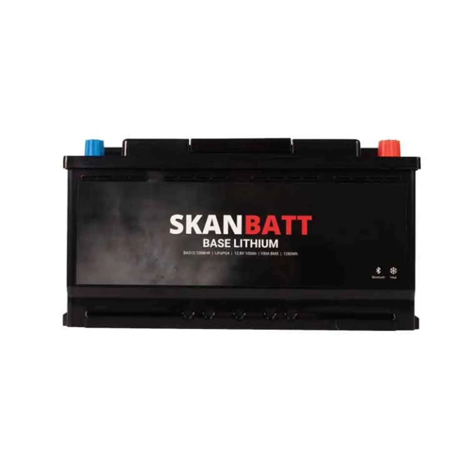 Lithiumbatteri Base 12V 100Ah BMS Bluetooth Heat (husbil)Produktbild