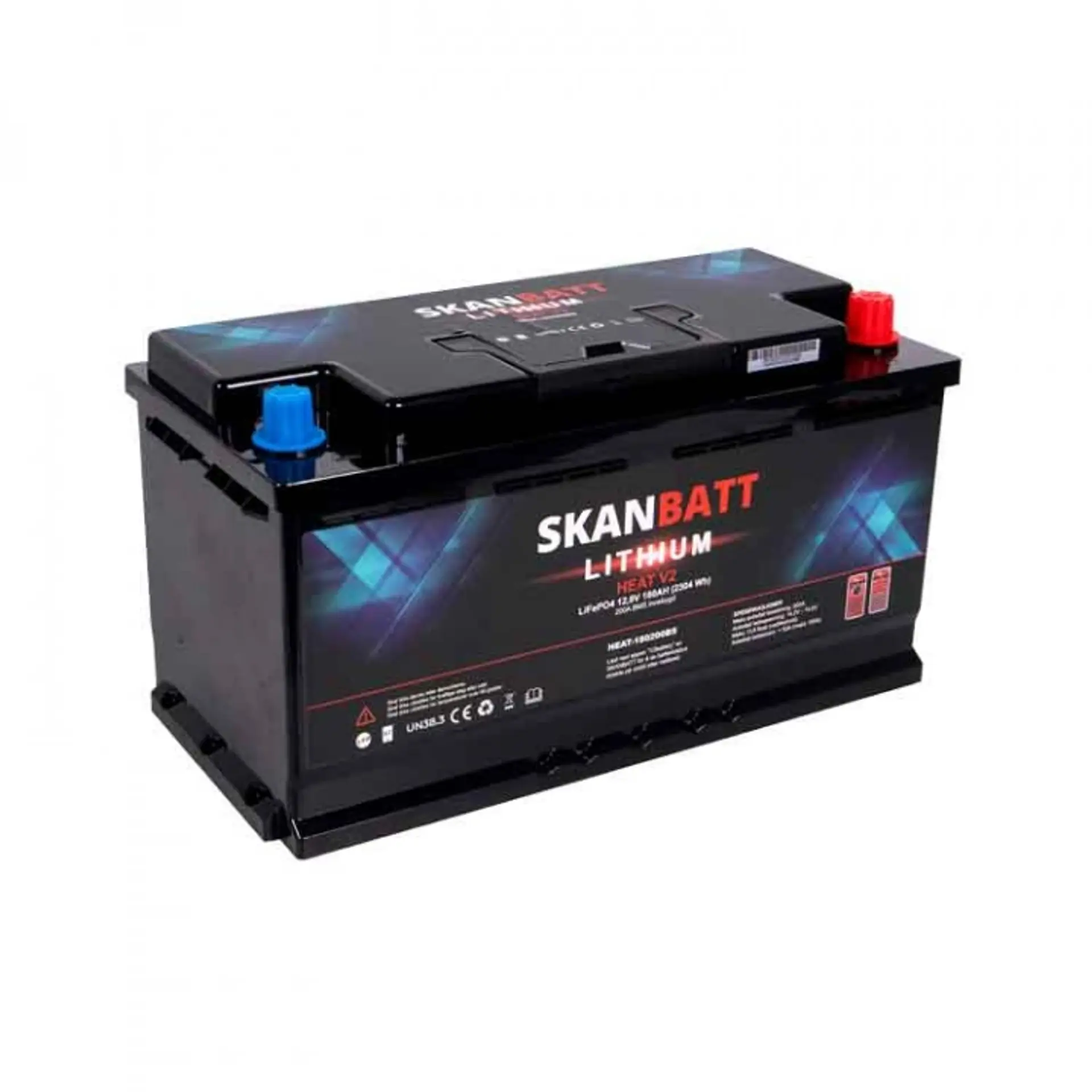 Lithiumbatteri Heat V2 12V 180Ah Bluetooth (husbil)Produktbild