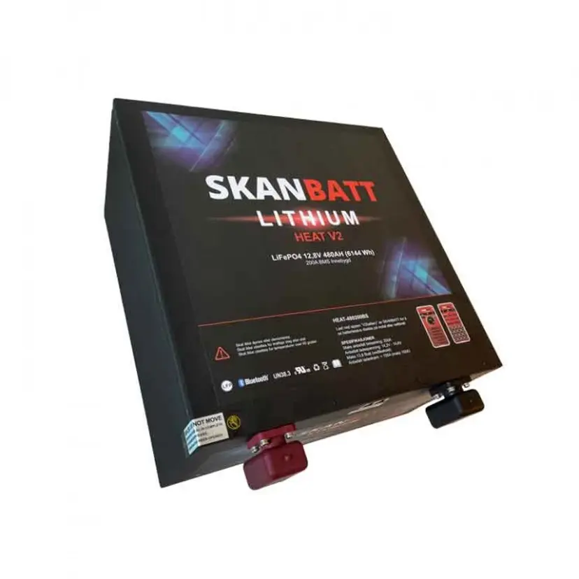 Lithiumbatteri V2 BMS Heat Bluetooth (Under säte) bild