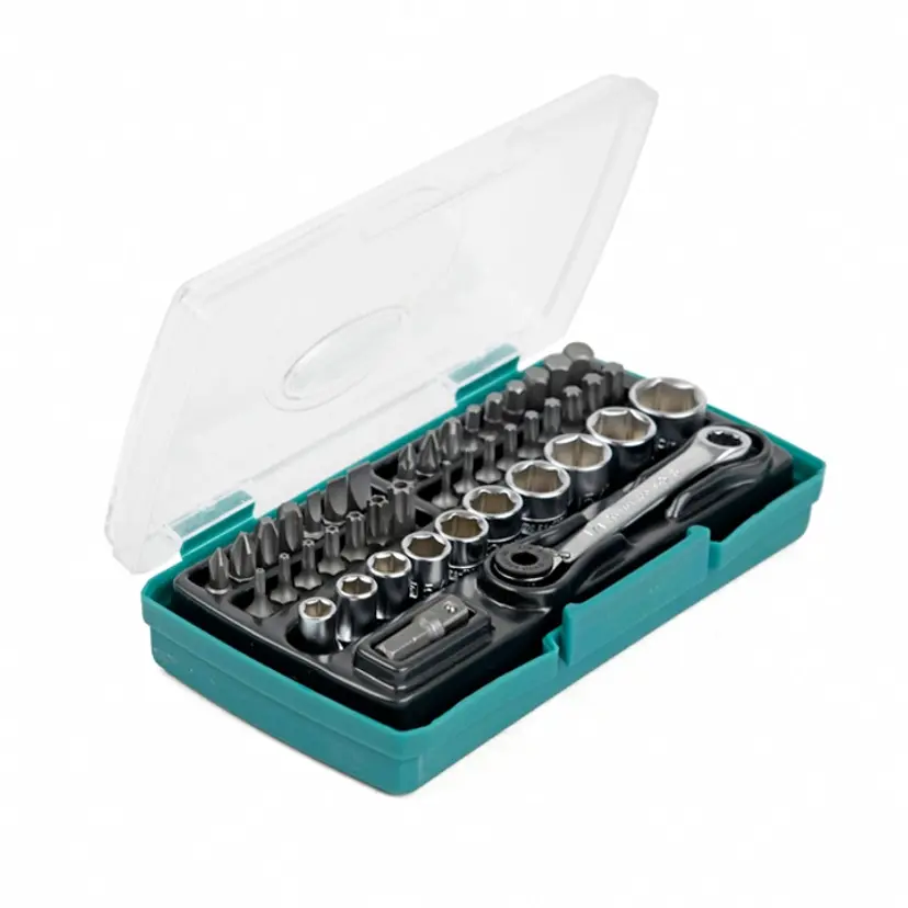 Kompakt Hylsnyckelsats 1/4''  bild