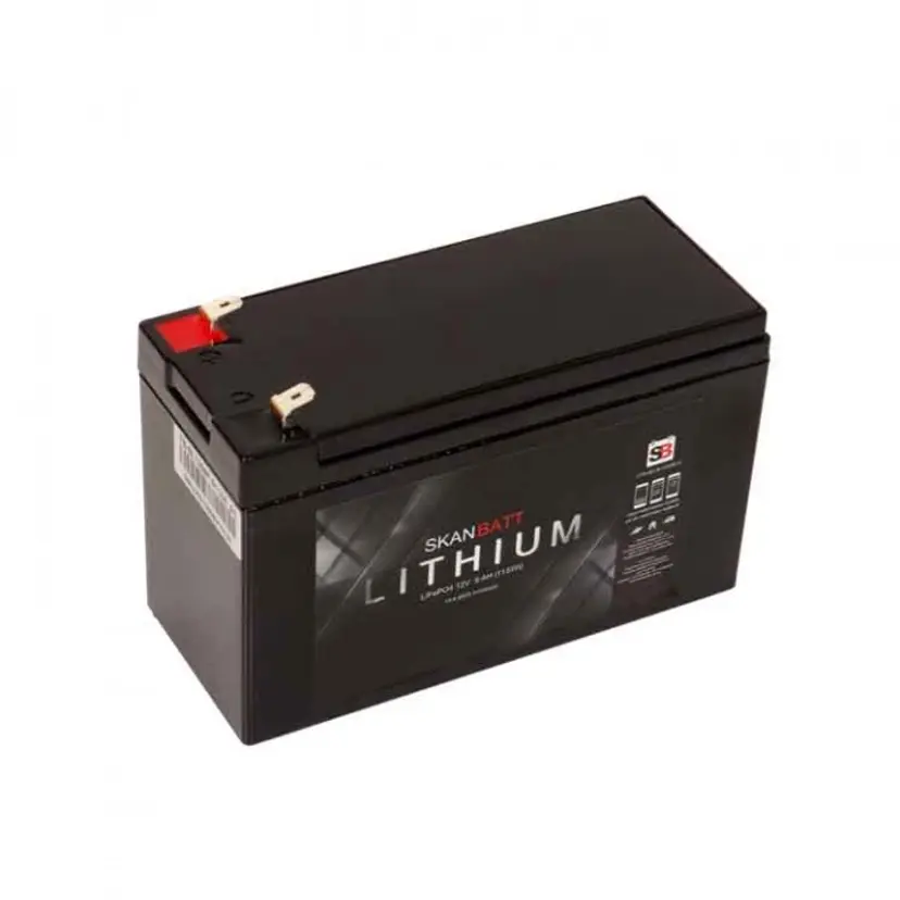 Lithiumbatteri 12V 9Ah BMS Bluetooth bild