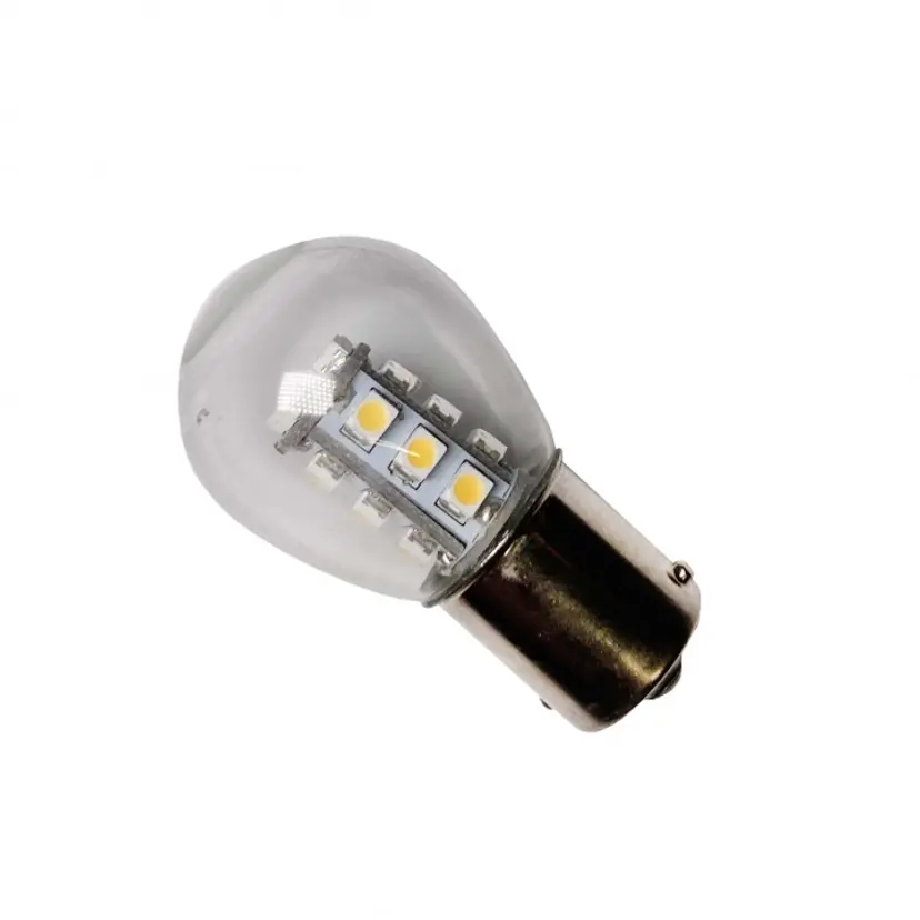 LED BA15S SMD Dimbar L:47 mm (Runtomlysande 15 Dioder) bild