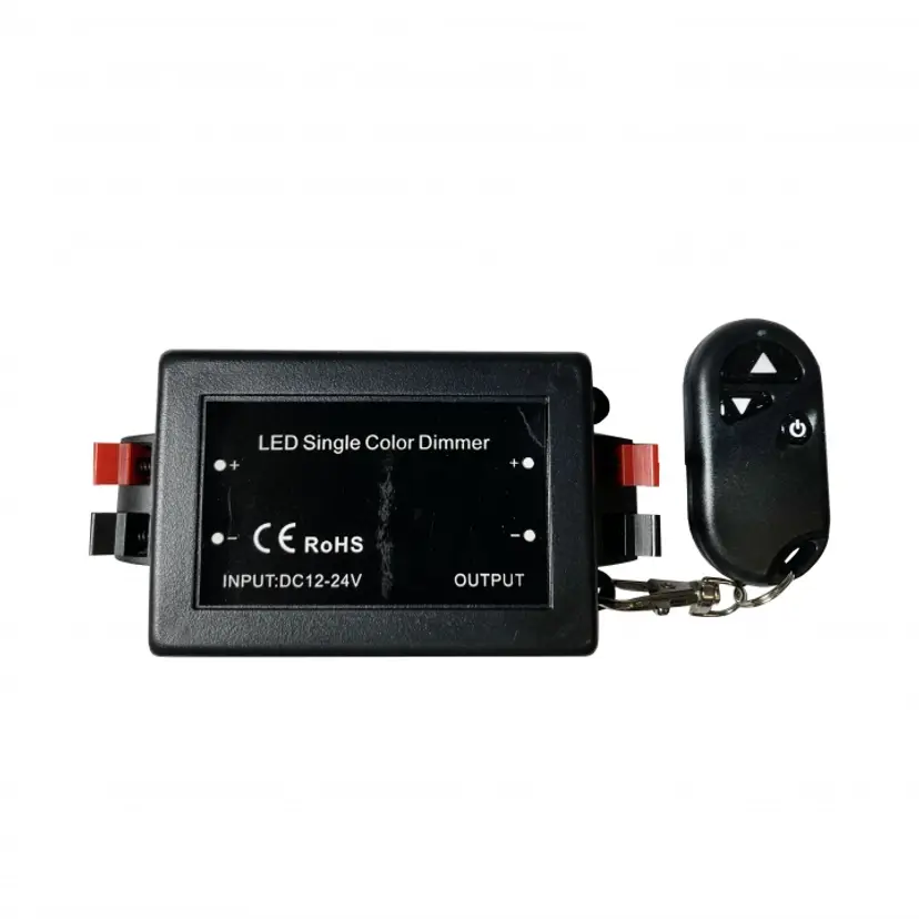 Trådlös Dimmer Med Fjärrkontroll,  Av/På Funktion 12-24V bild