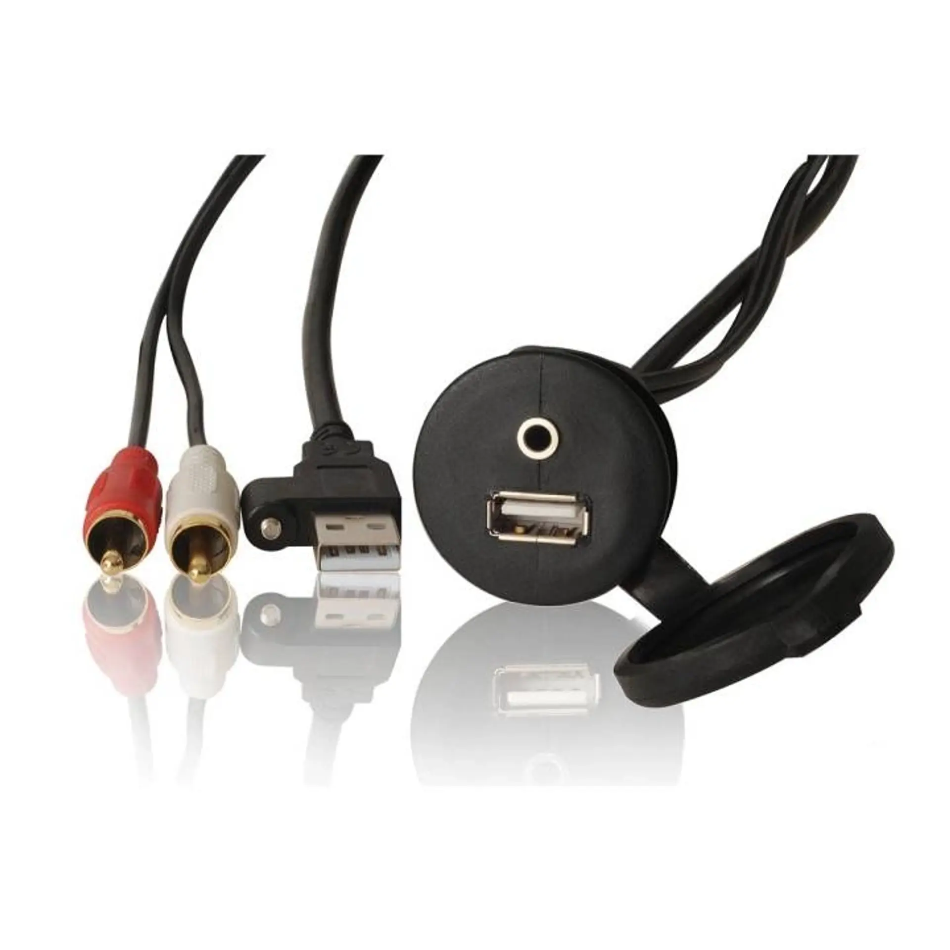 USB och AUX PaneluttagProduktbild