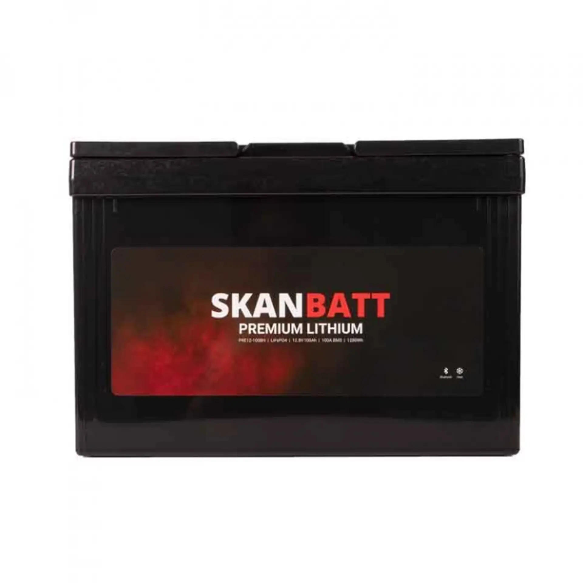 Lithiumbatteri Premium 12V 100Ah BMS Bluetooth HeatProduktbild