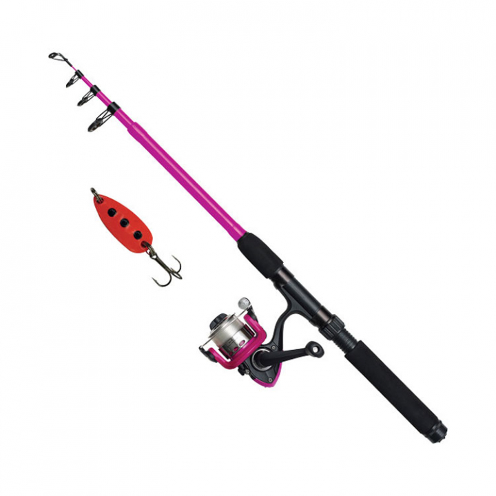 Lille Viking Go Fishing Combo Pink 5'6'' 4-20g i gruppen Fritid & Vattensport / Fiske / Fiskespön hos Marinsystem (1044261)